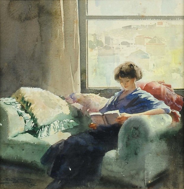 Aurelio Craffonara (1875-1945) - In lettura