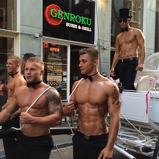 Hot Dutchboys! Or Ken-dolls!Amsterdam Gay Pride is starting!