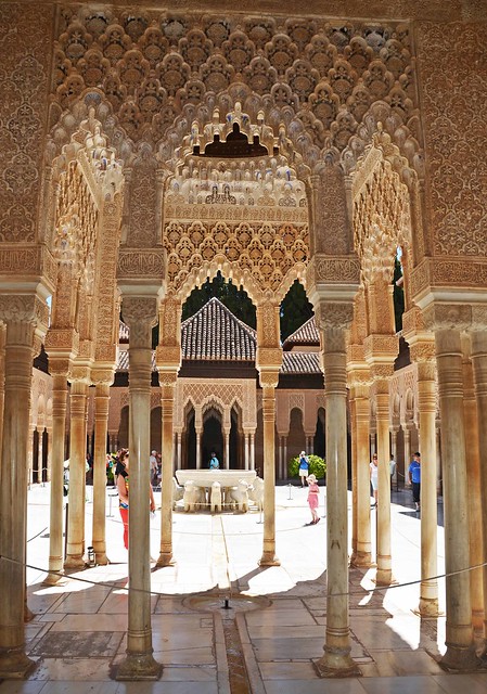 The Alhambra, Court of the Lions, Granada Spain