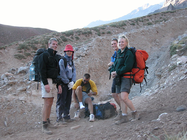Trek on Cerro Aconcaqua.