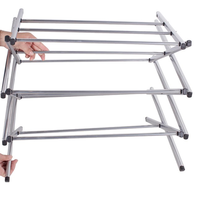 Steel clothes drying rack
