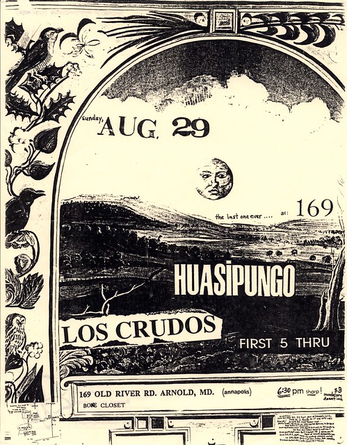 Huasipungo / Los Crudos / First 5 Thru, 8/29/199?