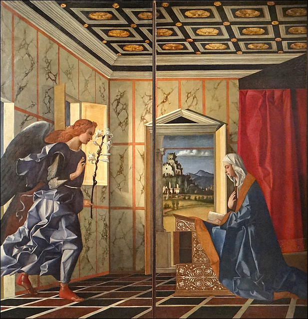 Ange et Vierge de l'Annonciation (Accademia, Venise)