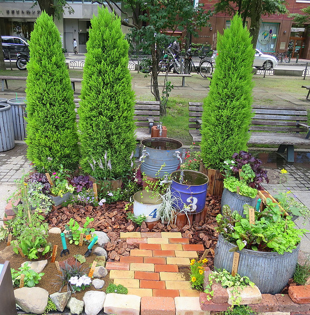 Small gardens display in Sapporo
