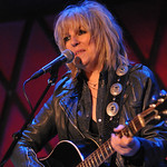 Wed, 01/10/2014 - 5:24pm - Lucinda Williams at Rockwood Music Hall in NYC, 10/1/14. Hosted by Rita Houston. Photo by Neil Swanson.