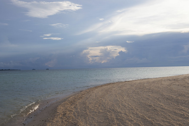 Beach of Pulau Selingan (Turtle Island), Sabah, Malaysian Borneo