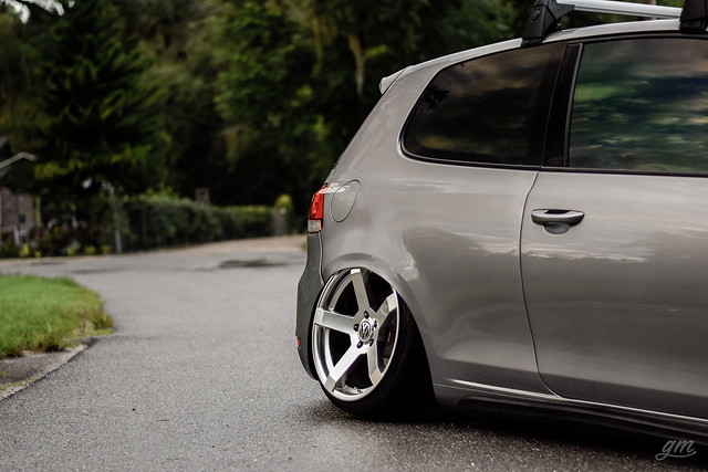 Anthony's bagged mk6 gti stanced and cambered
