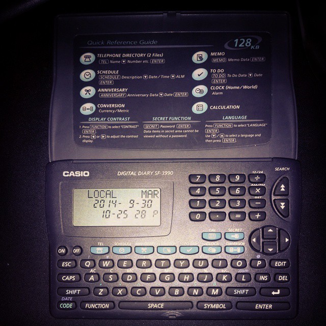 Casio Digital Diary SF-3990, #SutroFilter Flickr