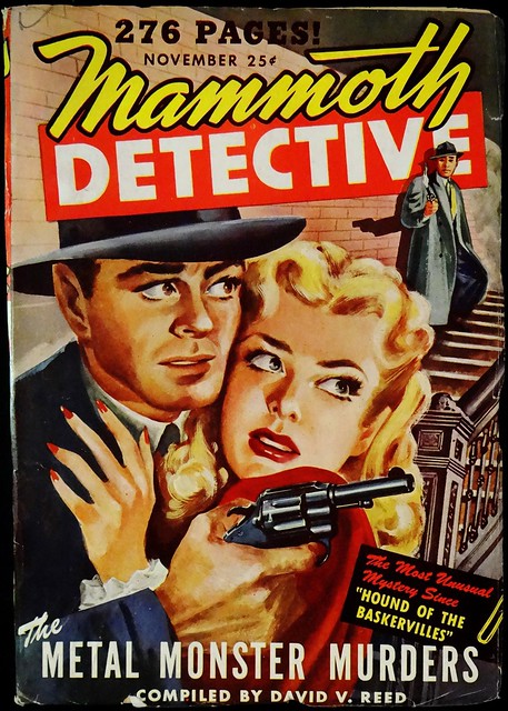 Mammoth Detective Vol. 3, No. 4 (Nov., 1944). Cover Art by James Axelrod