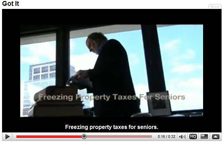 Freezing property taxes for seniors