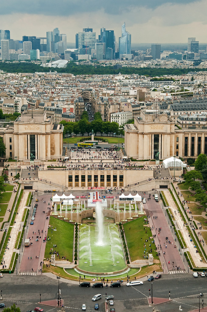 View of Paris from Eiffel Tower - North | Palais de Chaillot… | Flickr
