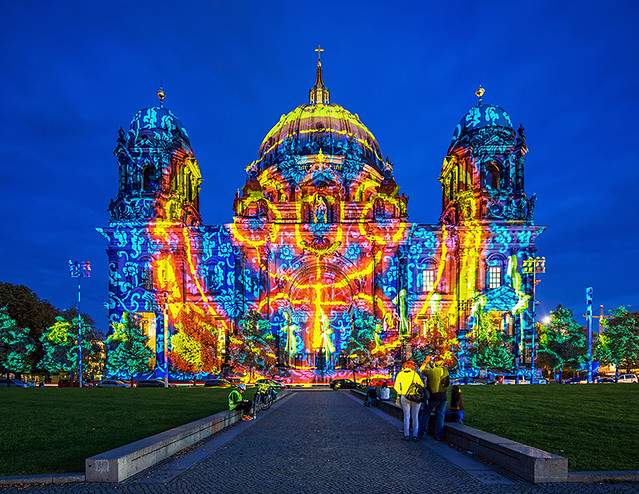 Festival of Lights 2014 , Cathedral , Berliner Dom , Illumination