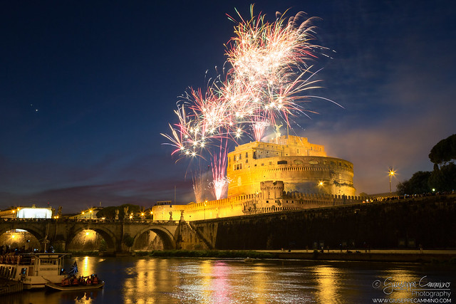 Girandola 2015 - Fireworks on Castel Sant'Angelo - Rome