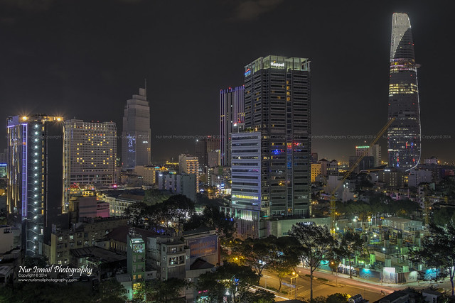 Nightscape in Ho Chi Minh City