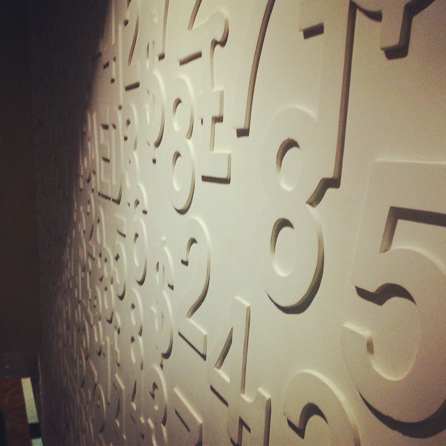 Mural of numbers  and currencies #difc #dubai
