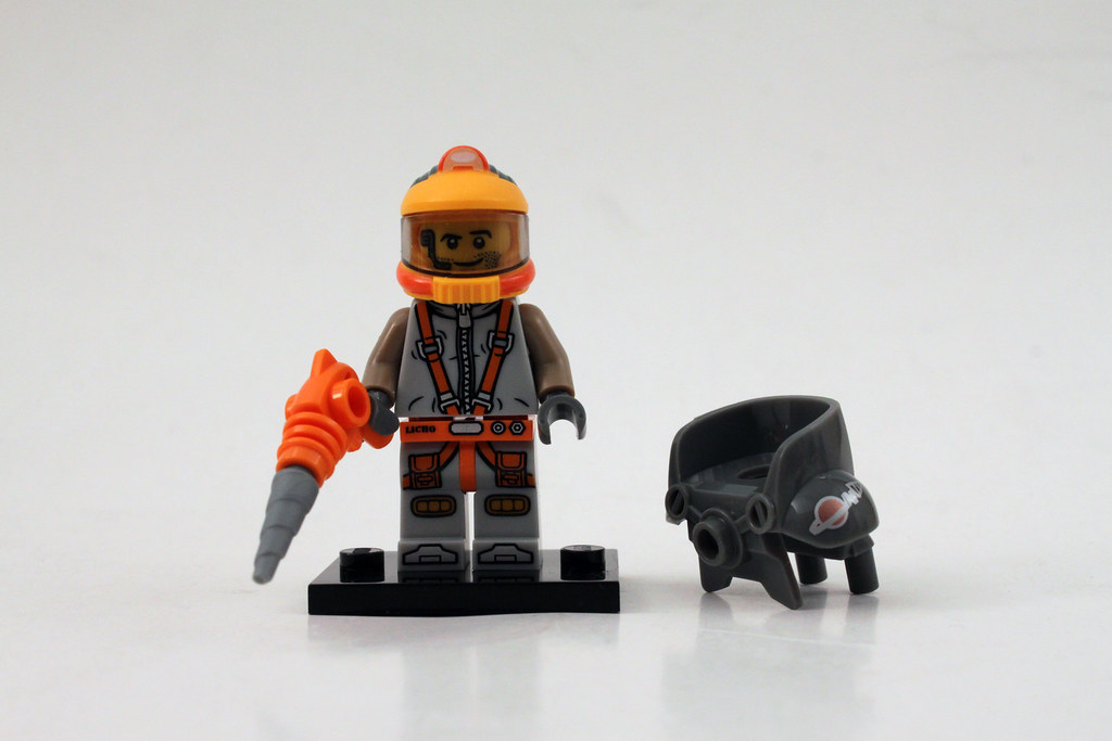 Serie 12 Figur 6 LEGO Minifiguren 71007 Space Miner Weltraumarbeiter M12 F6 