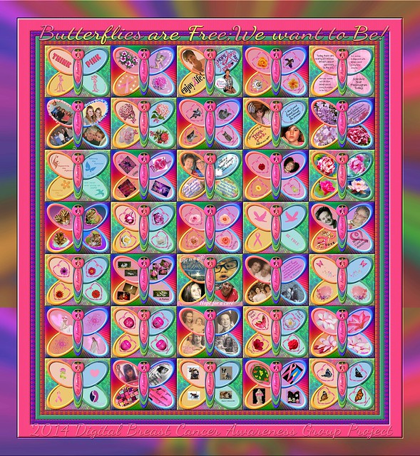 Presenting the 7th Annual 2014 Digital Breast Cancer Awareness Quilt Sparkling Version!