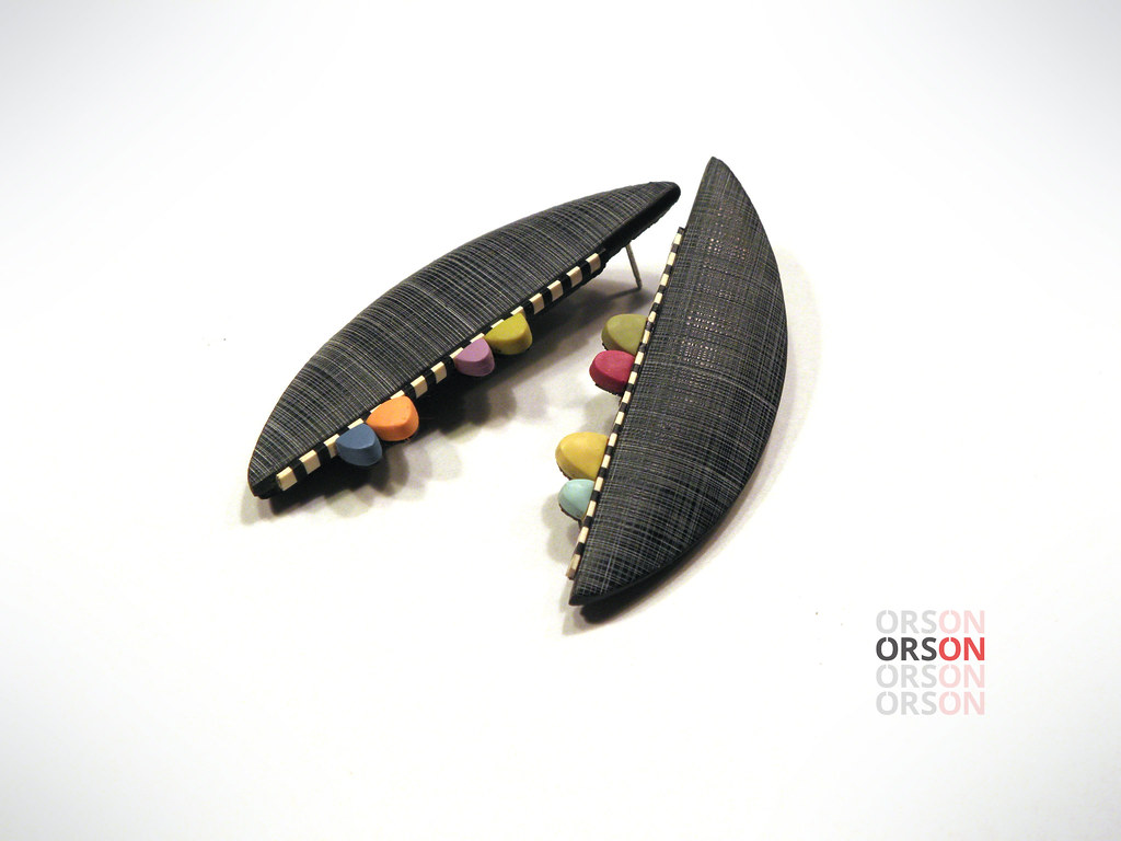over & out earrings | Nikolina Otrzan | Flickr