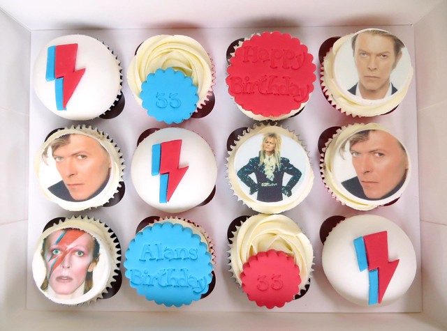 David Bowie Cupcakes