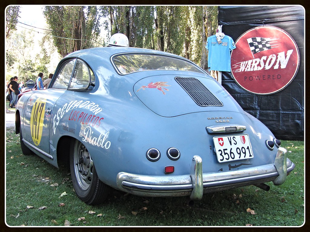 Décalcomanies Porsche 356A Carrera Panamericana 1954 - Échelle 1/43