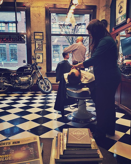 Excited to get back to the shop tomorrow after a relaxing long weekend! Farzad's first client will be in the chair at 7:00am.... 👍 💈 #seeyoutomorrow #backtowork #yaletown #vancouver #barbers #barbershop #barberlife #lifeisgood