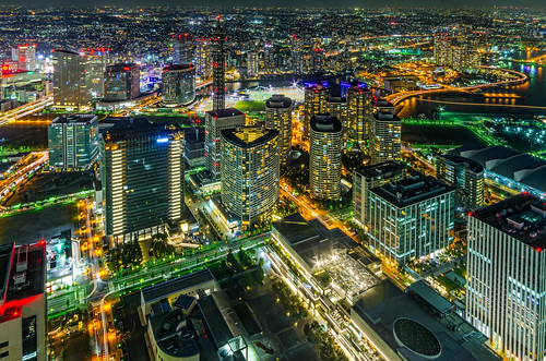 city nightphotography japan night landscape cityscape nightscape pentax yokohama 夜景 横浜 k5 みなとみらい pentaxk5
