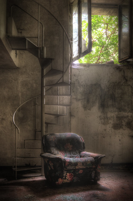 Still Life with Chair and Stair