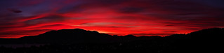Sunset over Hobart 22nd Sept 2014