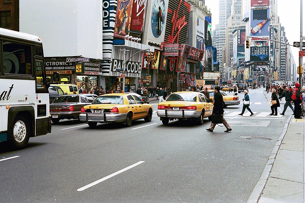 Times Square, NYC, November 2000, NYC'2'03, David Rostance