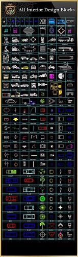 Interior Design Blocks Collection 3 | by CAD Design | Free CAD Blocks,Drawings,Details