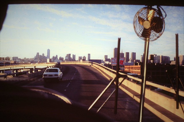 San Francisco From A Bus 1970's