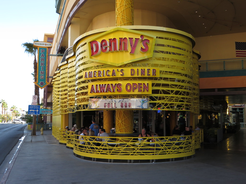 Las Vegas Denny's, Fremont Street, Las Vegas, Nevada