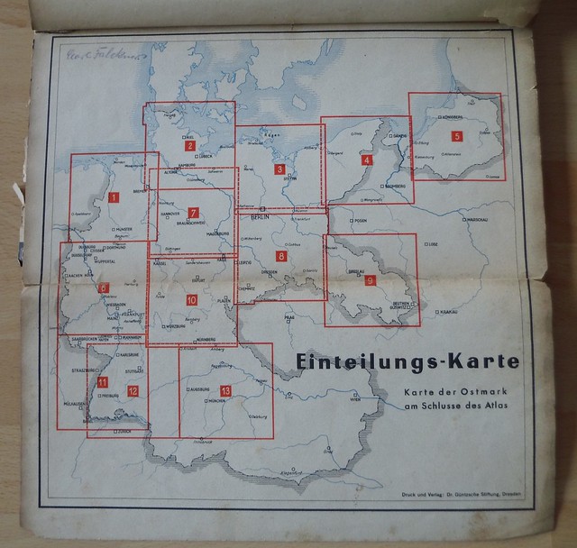 NITAG Deutschlandkarte - späte 1930er Jahre