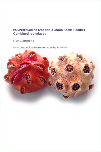 Moon Rocks Beads - Polymer Clay Purses - PolyPediaOnline Iris Mishly Tutorial