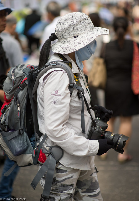 Well Prepared Photographer @ Umbrella Revolution