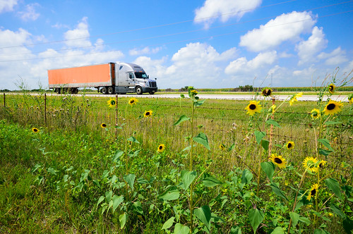 tractor truck illinois highway il interstate trailer 55 trucking i55 interstate55