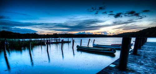 blue sunset sun lake night clouds denmark cloudy canoes sealand
