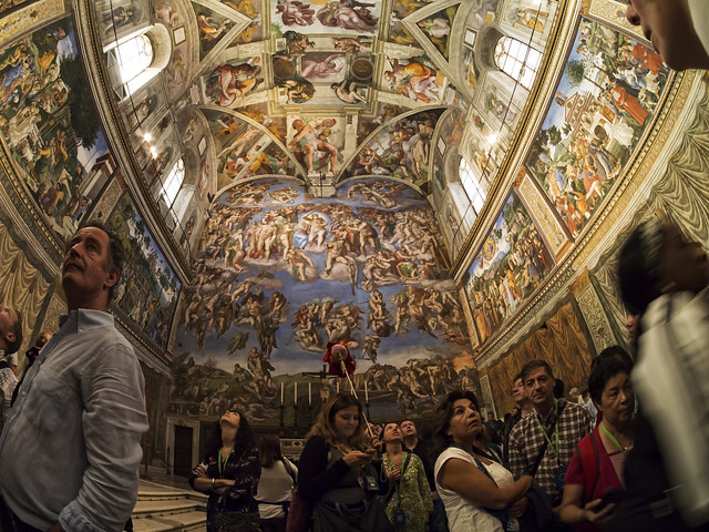 Inside the Sistine Chapel - Vatican City