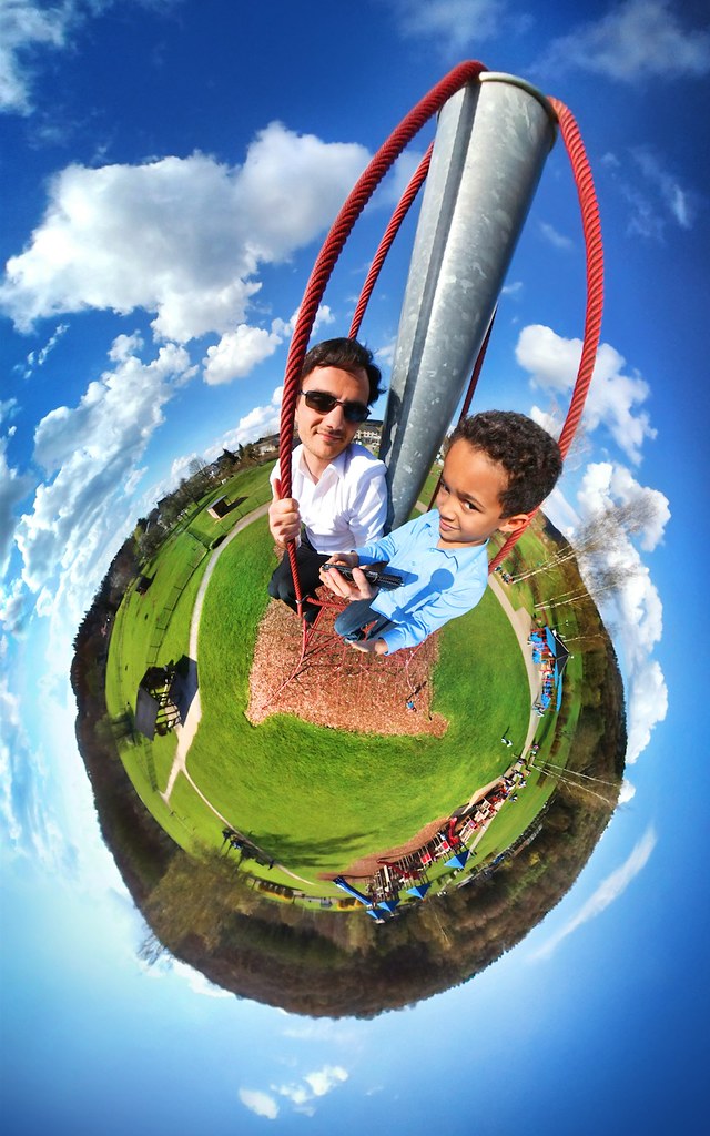 Our Little World #benheineart #earth #gear360 #fisheye #belgium #nature #benheine #father #Kylian #ourlittleworld #aroundtheworld #photography #landscape #planet