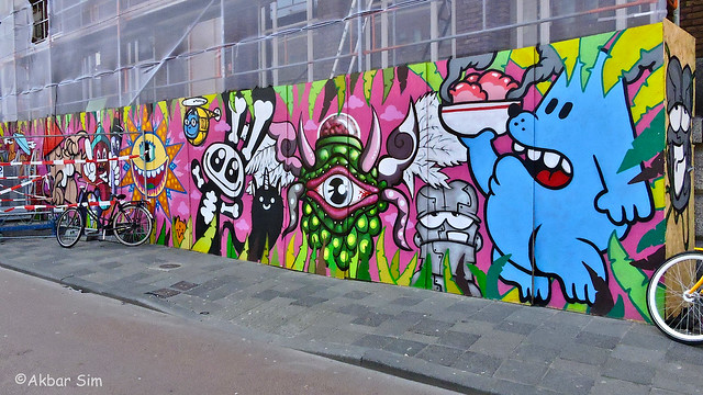 Rotterdam Street art  KBTR, SKET185, STOOG, DOOD KONIJN, SNIEK, OLES & GRRT WATNOU