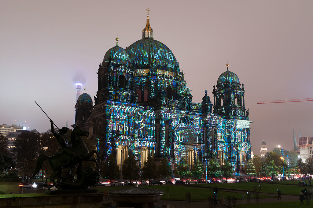 Festival Of Lights 2014 - Berlin Cathedral Pattern #4