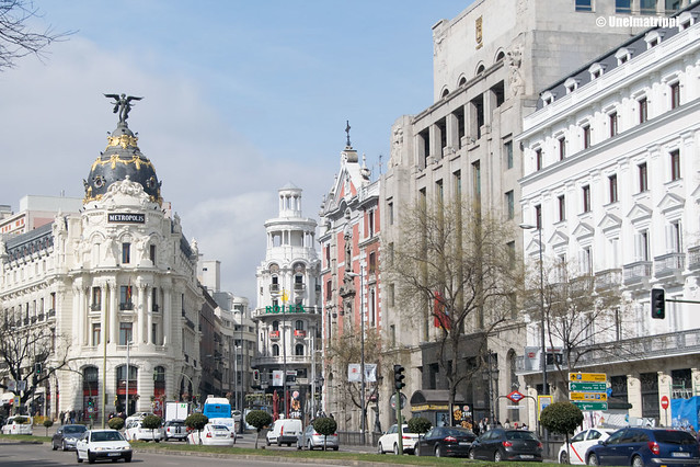 Madridin koristeellisia rakennuksia