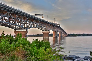The George P. Coleman Bridge over the York River
