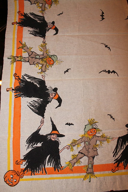 Witches & Scarecrows Tablecloth