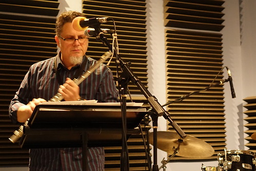 Ray Moore at WWOZ for Fall Pledge Drive. Photo by www.leonastrassbergsteiner.com