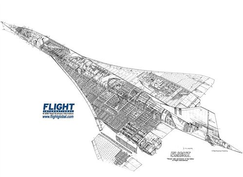 BAe Concorde Cutaway Drawing | Like theBAe Concorde Cutaway … | Flickr