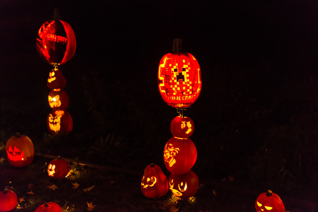 Mine Craft Pumpkin Rise Of The Jack O Lanterns Westbury Flickr