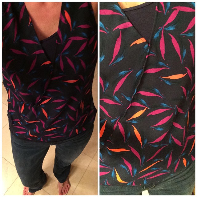 Both pieces I wore today are from my last Stitch Fix. Love, love the jeans. And it's helping broaden my style - patterns and colors that I would never buy on my own. #ootd #instafashion #stitchfix