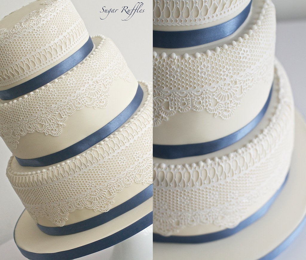 Lace Wedding Cake | Charlotte | Flickr