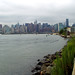 Summer 2009, Greenpoint, Brooklyn-Manhattan skyline and East River from India Street